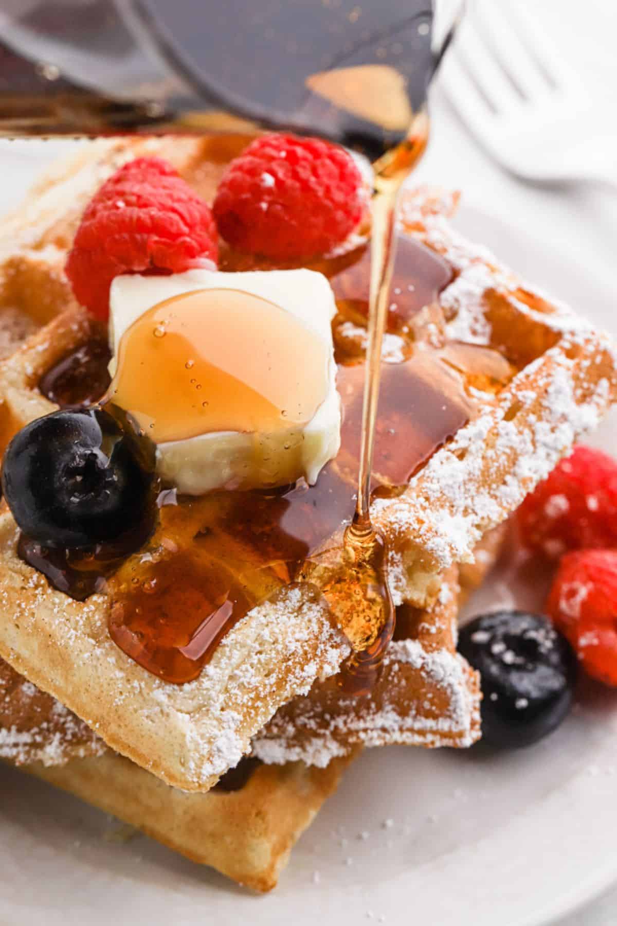 Homemade Buttermilk Waffles: Secret to Fluffiness & Flavor